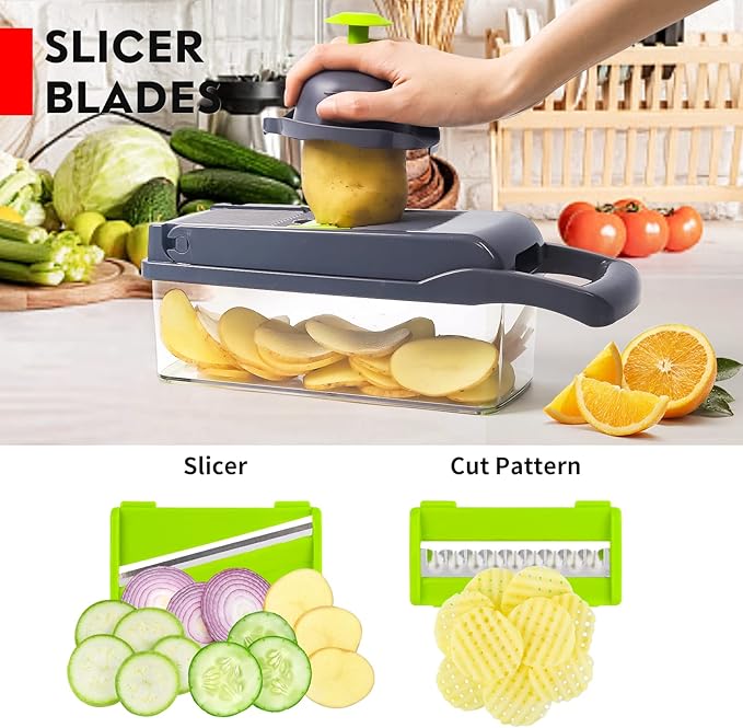Vegetable Cutter Chopper and Slicer